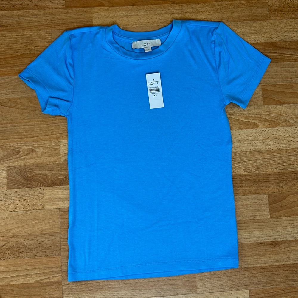 The Perfect Ribbed Crew Neck Tee